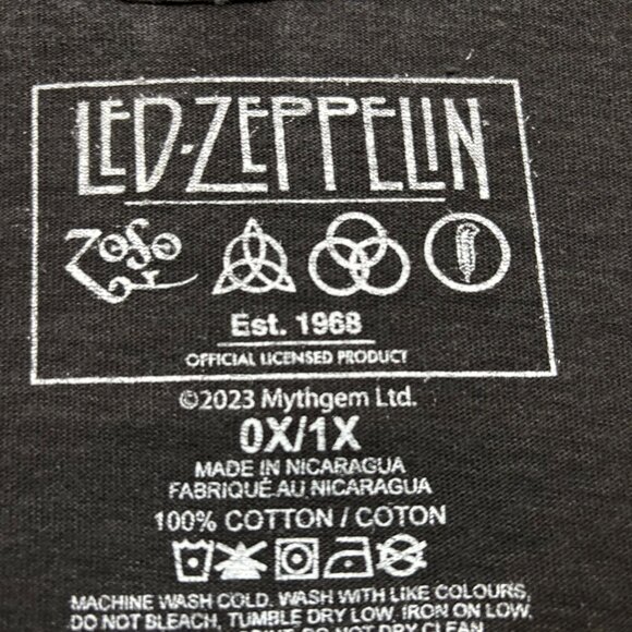 Led Zeppelin T-shirt, size 0X/1X - Picture 4 of 4